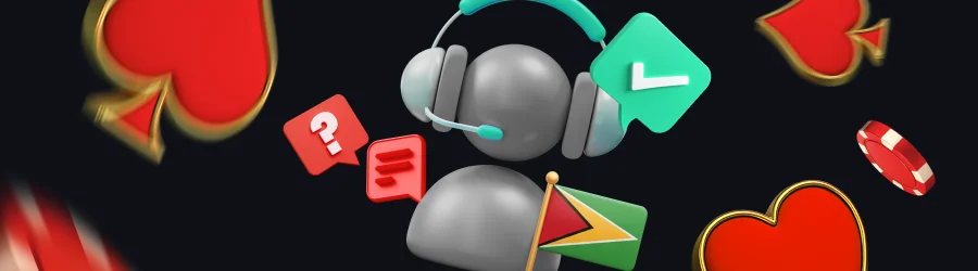 customer service at Pin Up Casino in Guyana